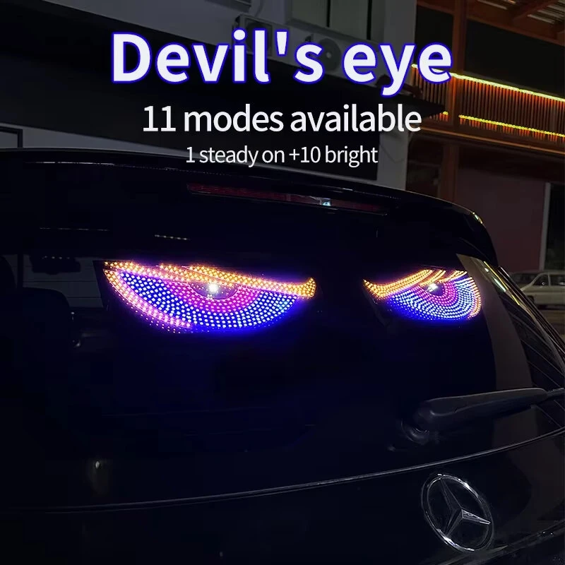 LED Animated Demon Eye Windshield Light for Cars & Trucks