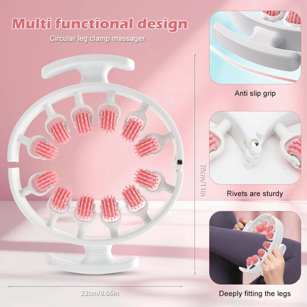 360° Multifunction Leg Shaping Roller – Ring Shaped Muscle Massage & Relaxation Device