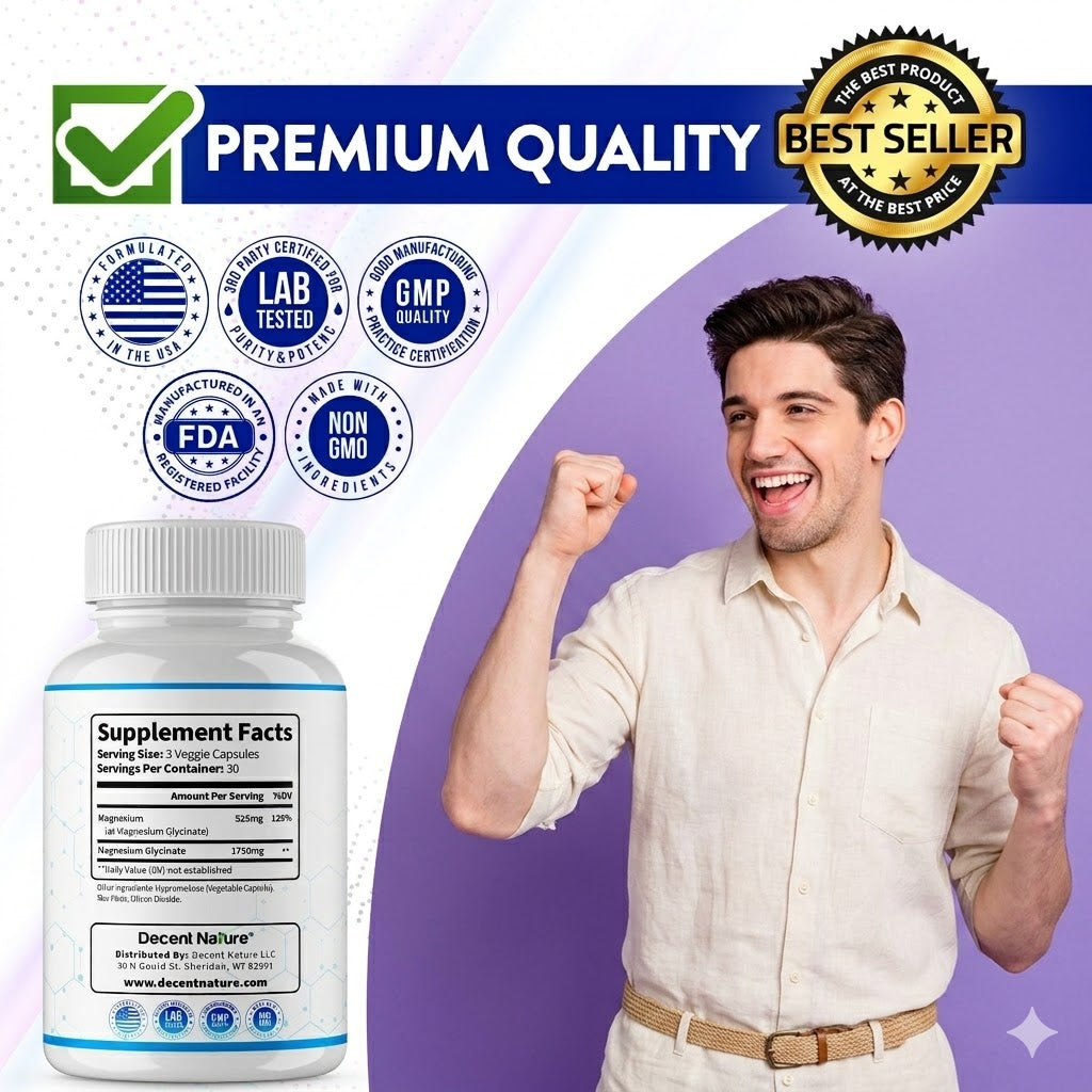 Magnesium Glycinate Softgels – Sleep & Relaxation Support