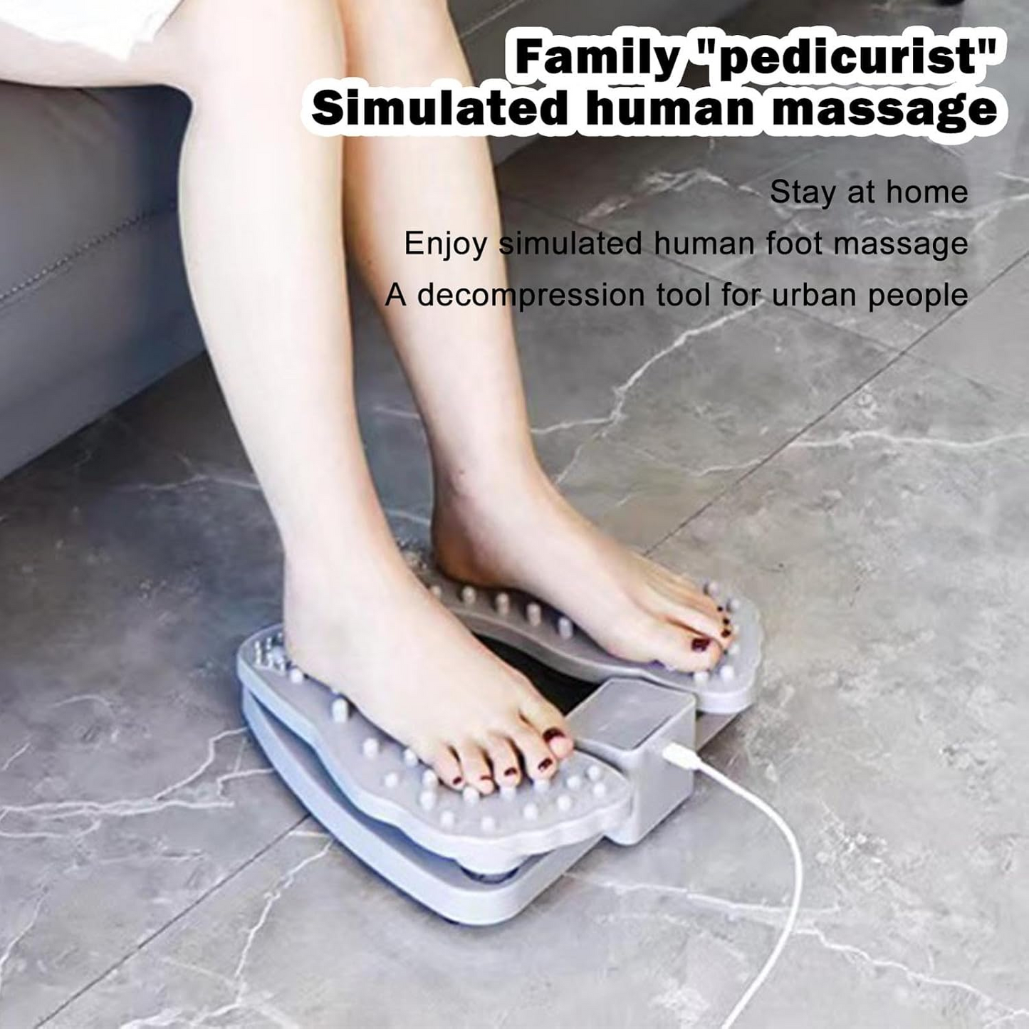 Portable Electric Foot Massager – Relaxing Foot Massage for Home, Office & Travel