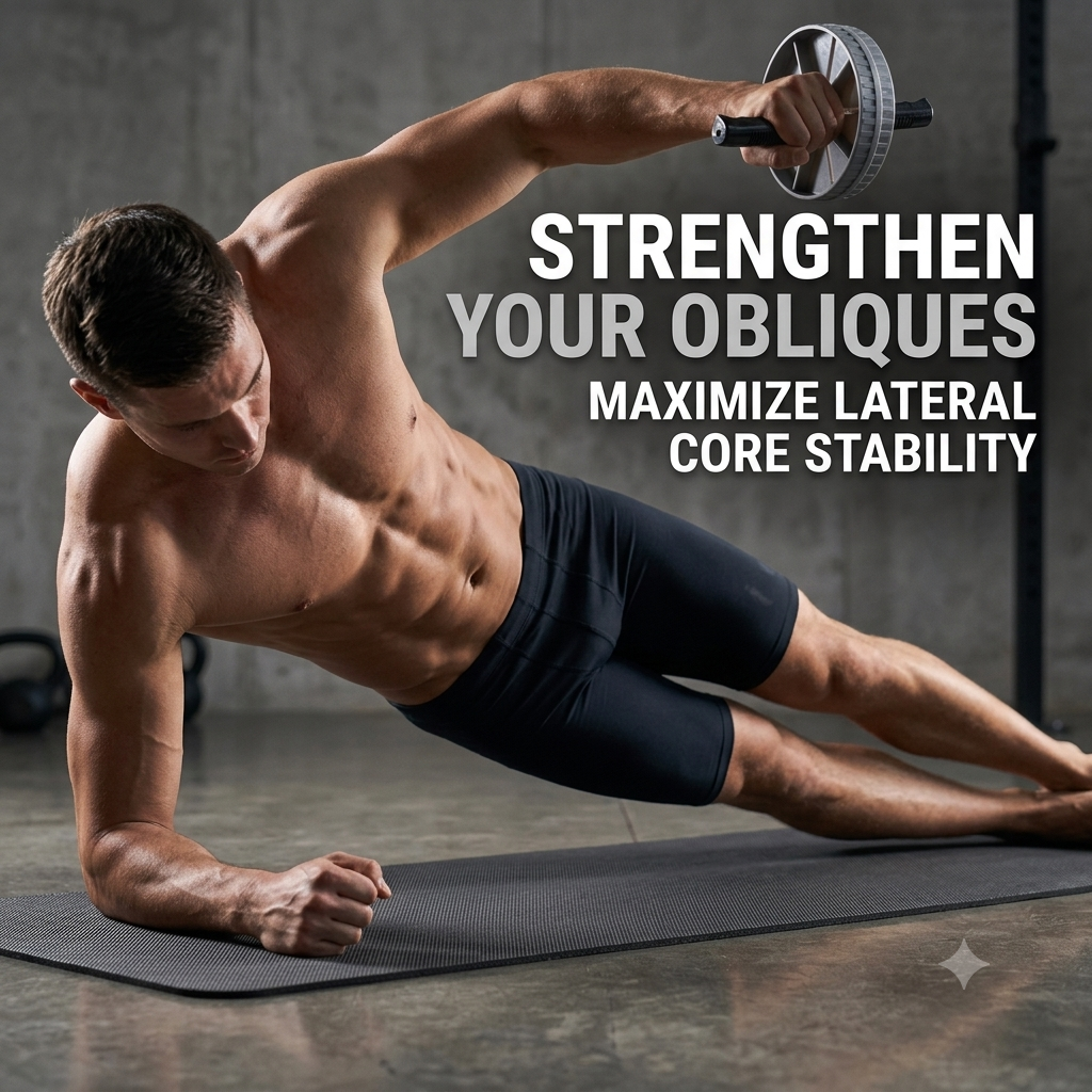 Ab Roller Wheel Core Strength Training Gym Workouts