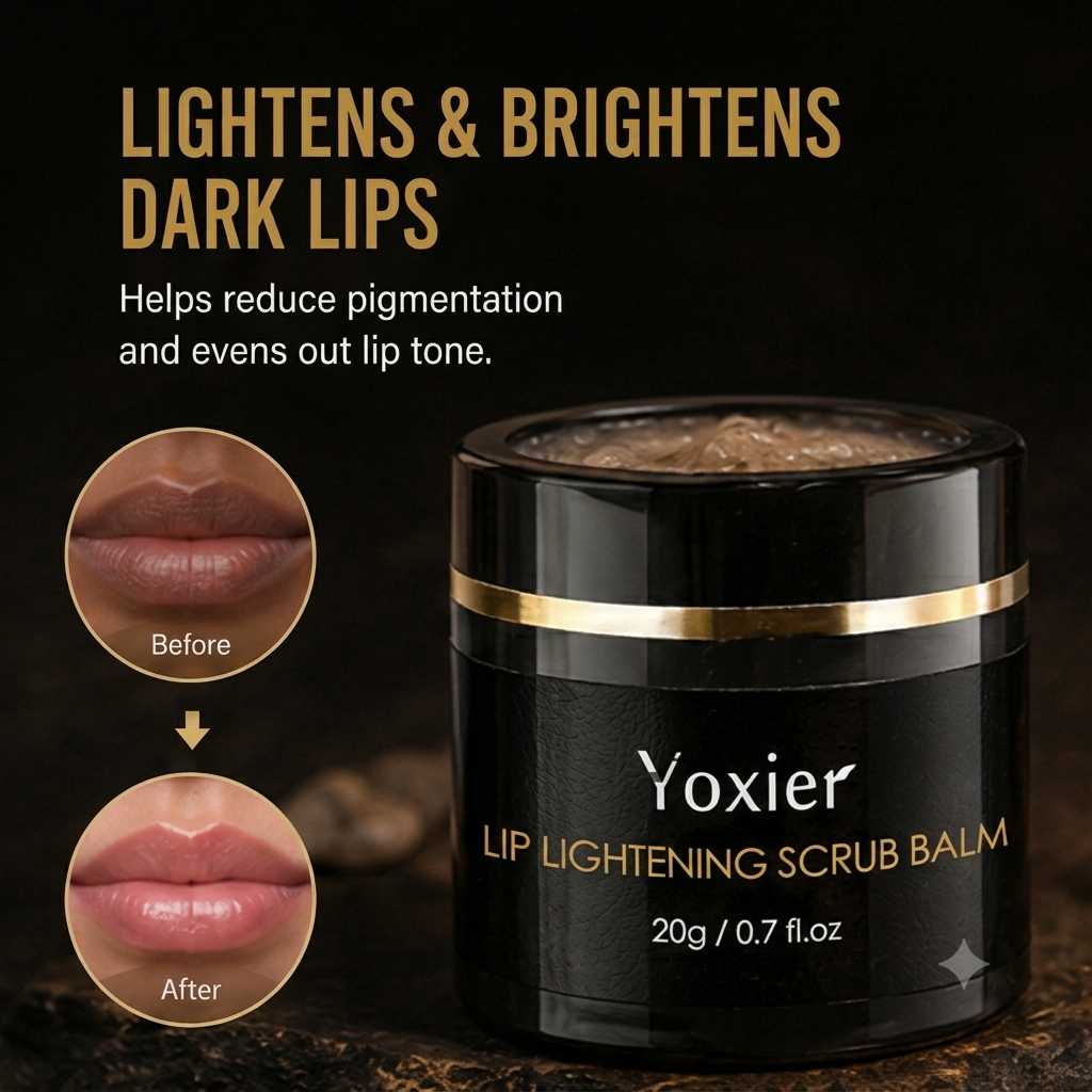YOXIER Lip Scrub Balm – Moisturizing Lip Care for Smooth, Soft & Healthy-Looking Lips
