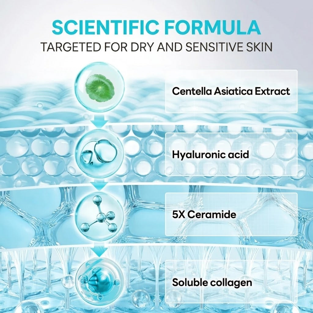 5X Ceramide Hyaluronic Acid Moisturizing Gel for Men & Women