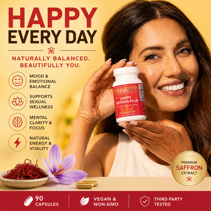 Happy Saffron Plus Capsules for Daily Wellness