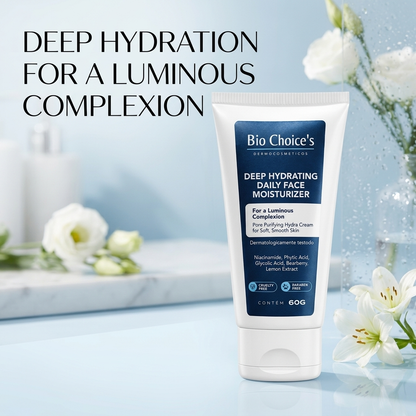 Deep Hydrating Face Moisturizer – Non-Greasy Hydra Cream for Soft, Smooth & Refreshed Skin
