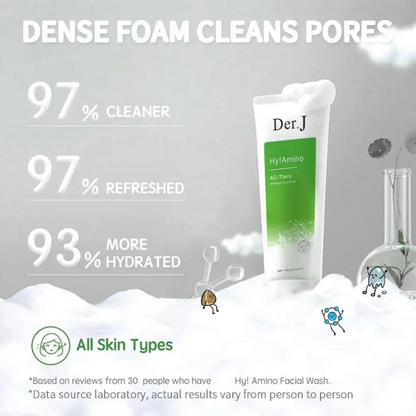 Hyaluronic Acid & BHA Facial Cleanser Korean Face Wash