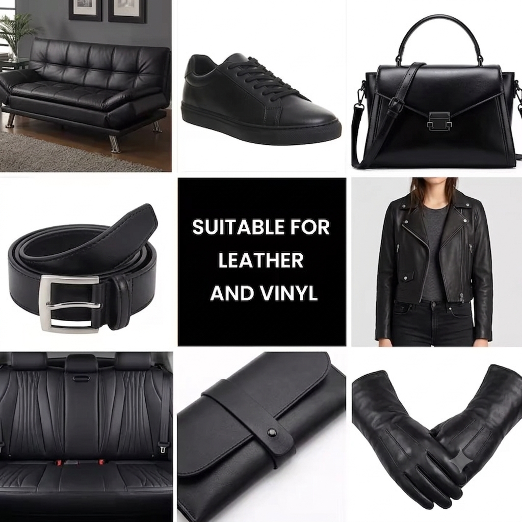 Leather Repair & Color Restoration Cream – Leather Care for Car Seats, Sofas, Shoes & Bags