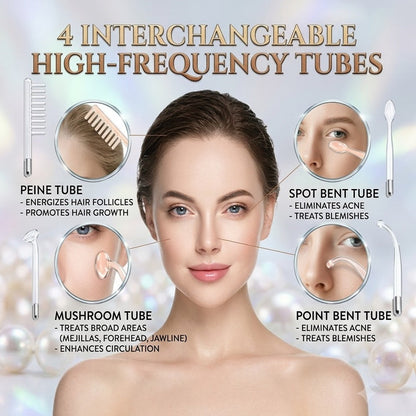 Portable High Frequency Facial Electric Skin Care & Scalp Massage