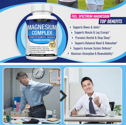 Muscle Recovery Magnesium Complex Capsules – Daily Wellness & Recovery Support