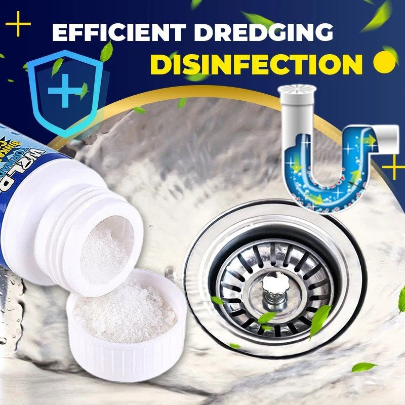 Drain Cleaning Powder Grease & Blockage Removal for Toilet and Kitchen Drains