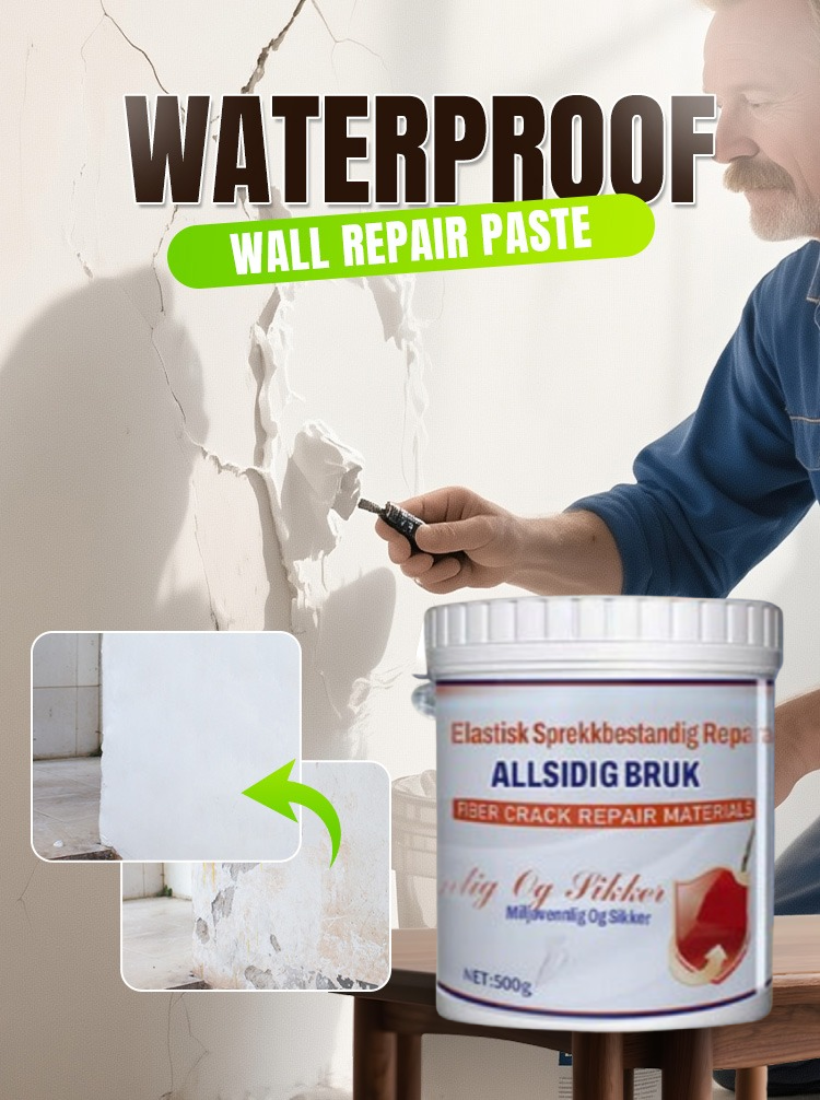 Elastic Wall Repair Paste – Fix Cracks Fast & Permanently