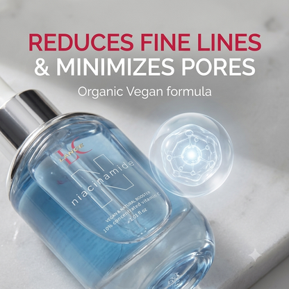 Lance Organic Vegan Niacinamide Serum – Brightening Skincare for Glowing Skin, Fine Lines & Pore Care