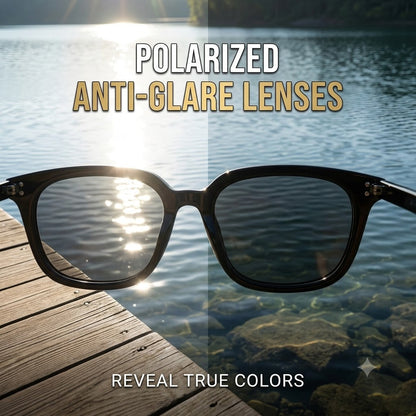 Women's Polarized Square Sunglasses UV Protection Eyewear