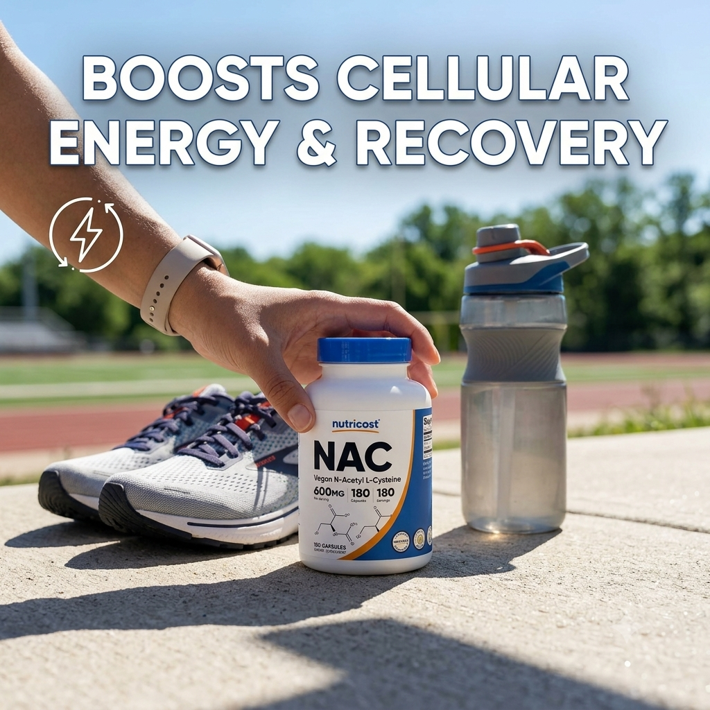 High Potency NAC Veg Capsules with Glutathione Precursor