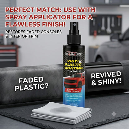 Car Interior Plastic Restorer Dashboard & Trim Cleaner Spray