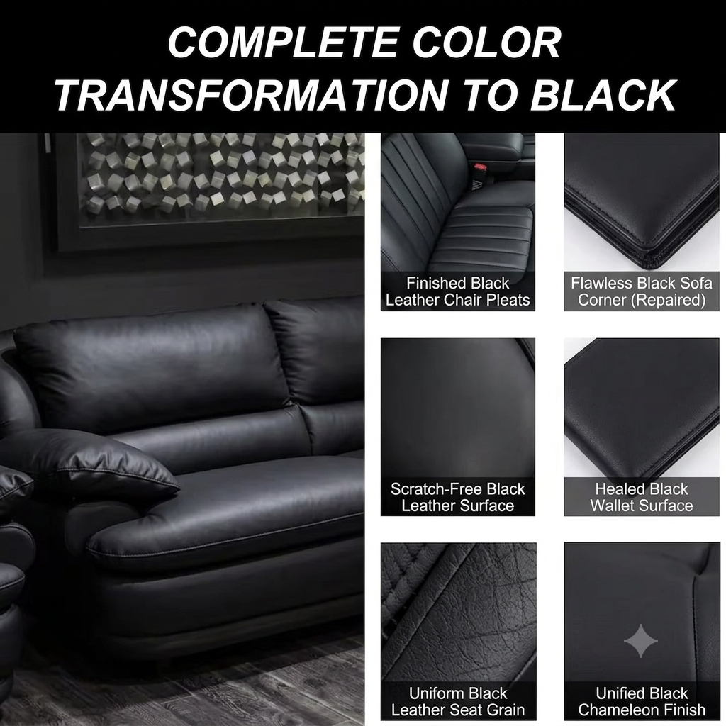 Leather Repair & Color Restoration Cream – Leather Care for Car Seats, Sofas, Shoes & Bags