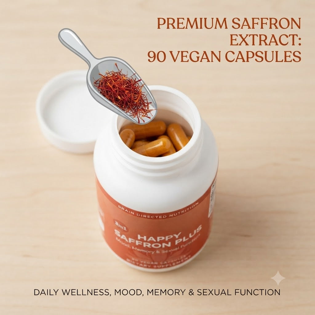 Happy Saffron Plus Capsules for Daily Wellness