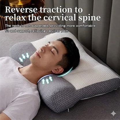 Ergonomic Cervical Neck Support Pillow – Memory Foam Orthopedic Comfort