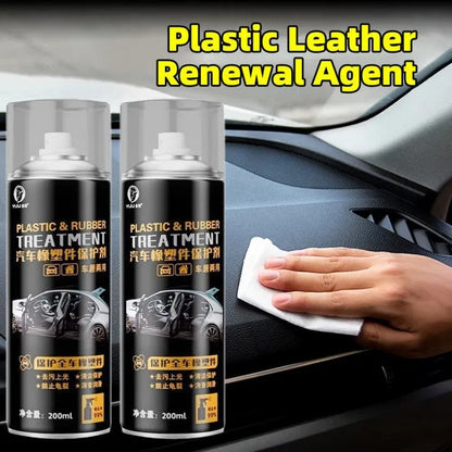 Car Plastic & Rubber Parts Protector – Restore Shine & Refresh Faded Surfaces
