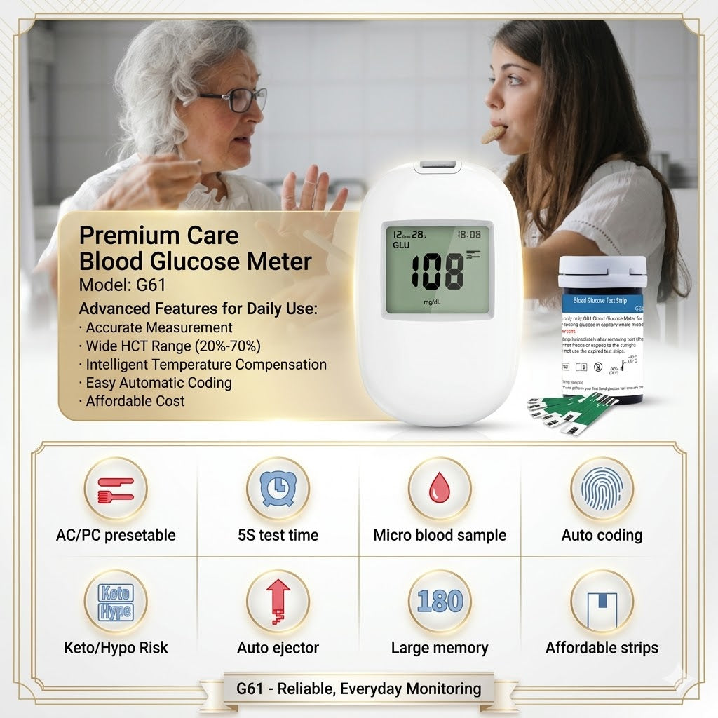 Smart Glucose Monitoring Device – Health Tracking System
