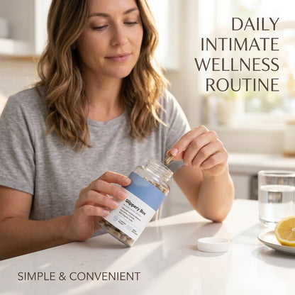 Slippery Elm Capsules Herbal Dietary Supplement for Women's Daily Wellness