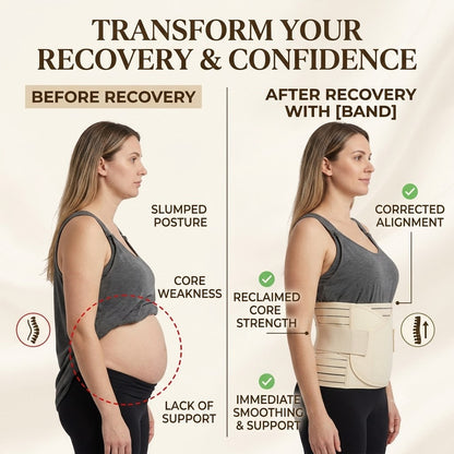 Women's Postpartum Adjustable Recovery Support Belt