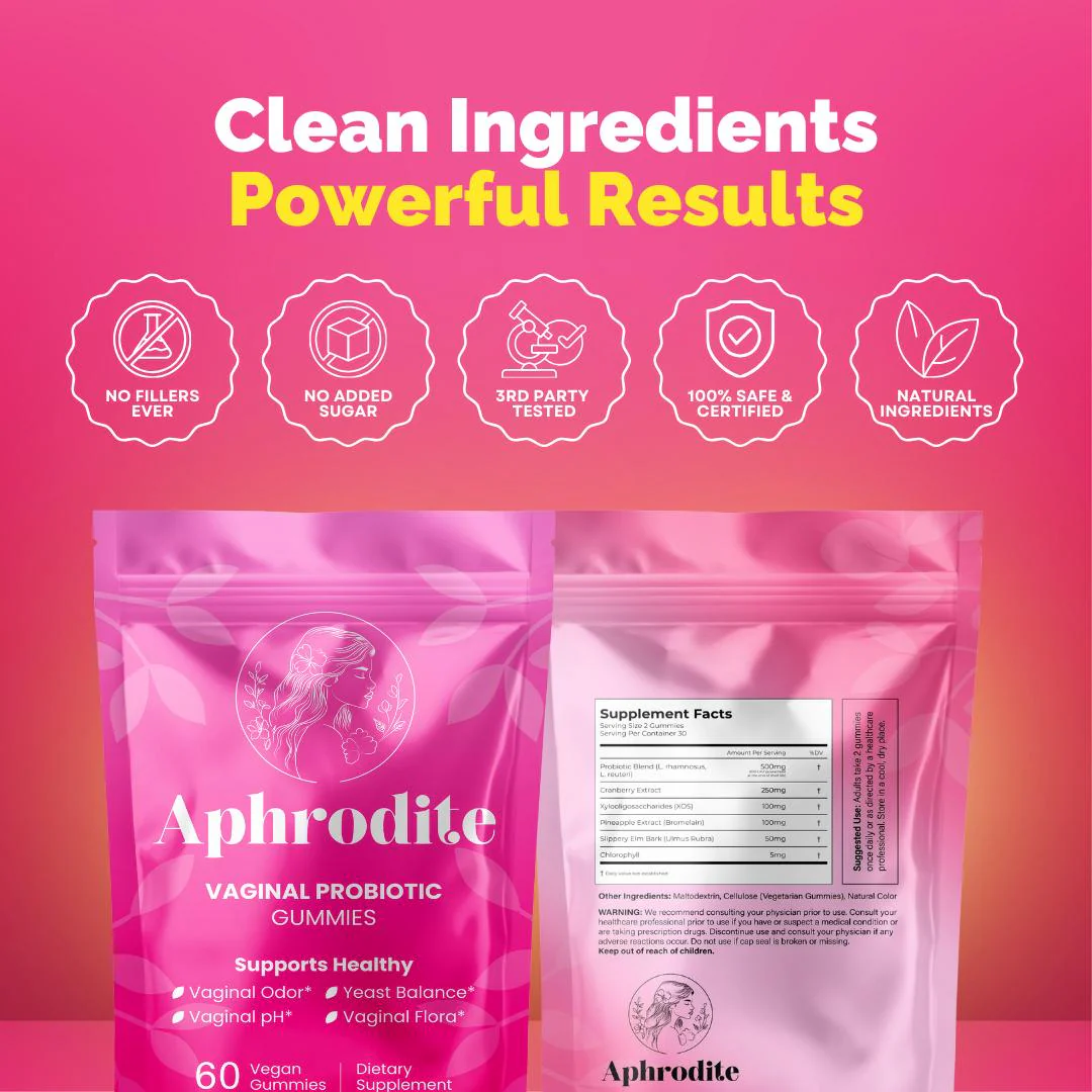 Women's pH Probiotic Gummies Daily Intimate Wellness