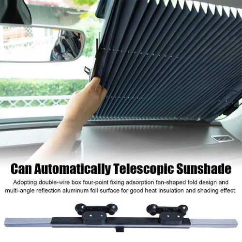 Retractable Car Window Sunshades – UV Blocking Protection for Front & Rear Windows