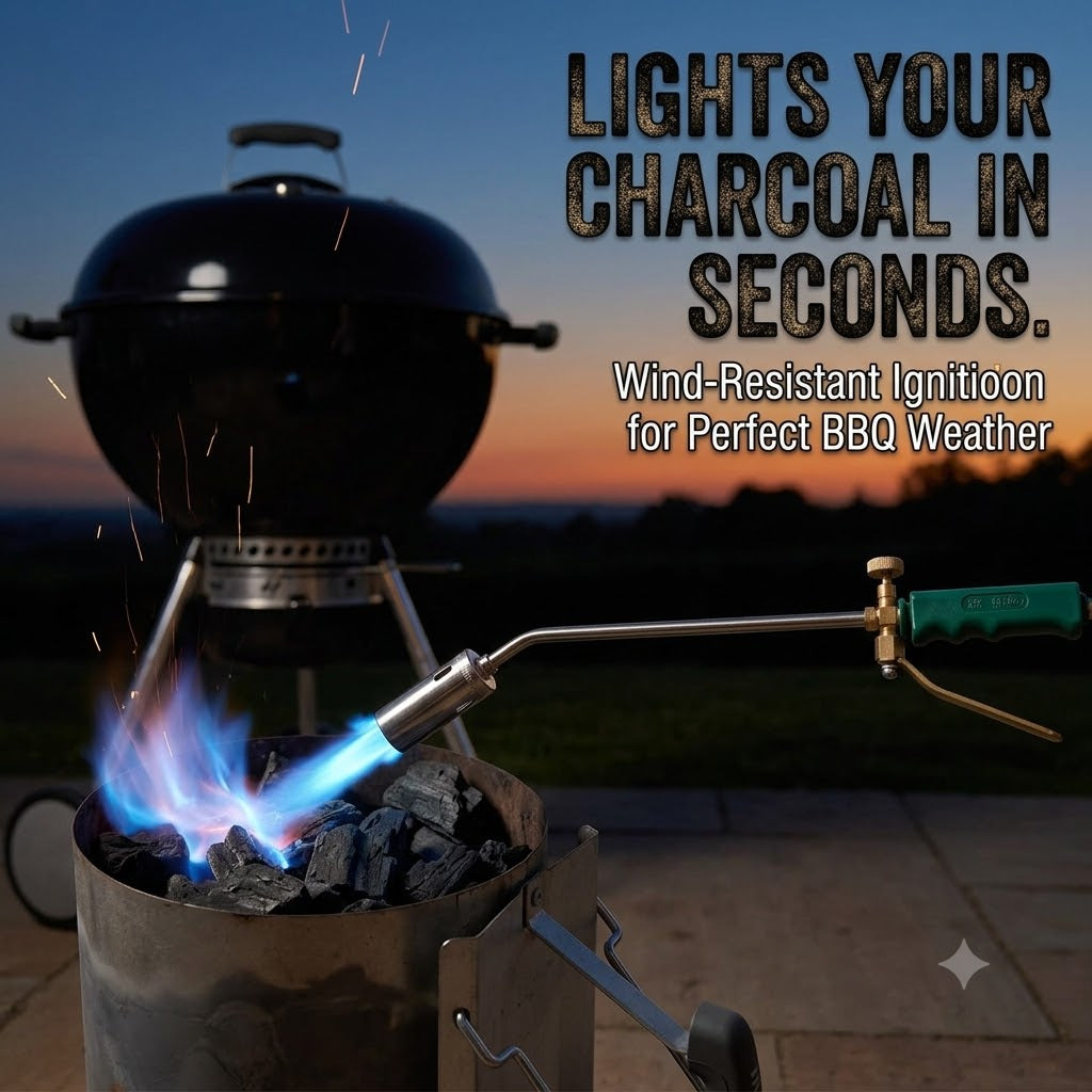 High-Temperature Butane Gas Household Blow Torch for BBQ, Cooking