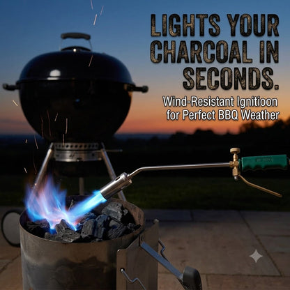 High-Temperature Butane Gas Household Blow Torch for BBQ, Cooking
