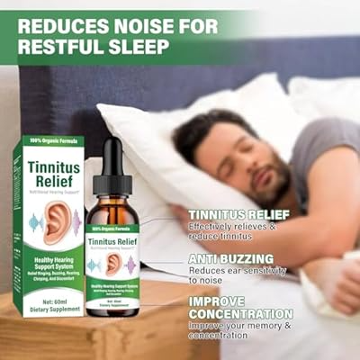 Tinnitus Relief Ear Drops – Earwax Cleanse & Soothing Care