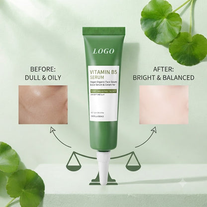 Vitamin B5 Vegan Face Serum & Cream for Oily Skin