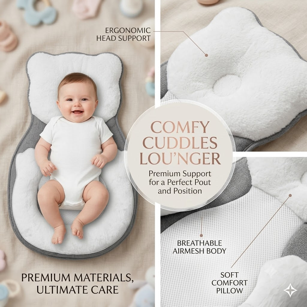 Portable Baby Sleeping Nest Soft Newborn Baby Lounger for Rest