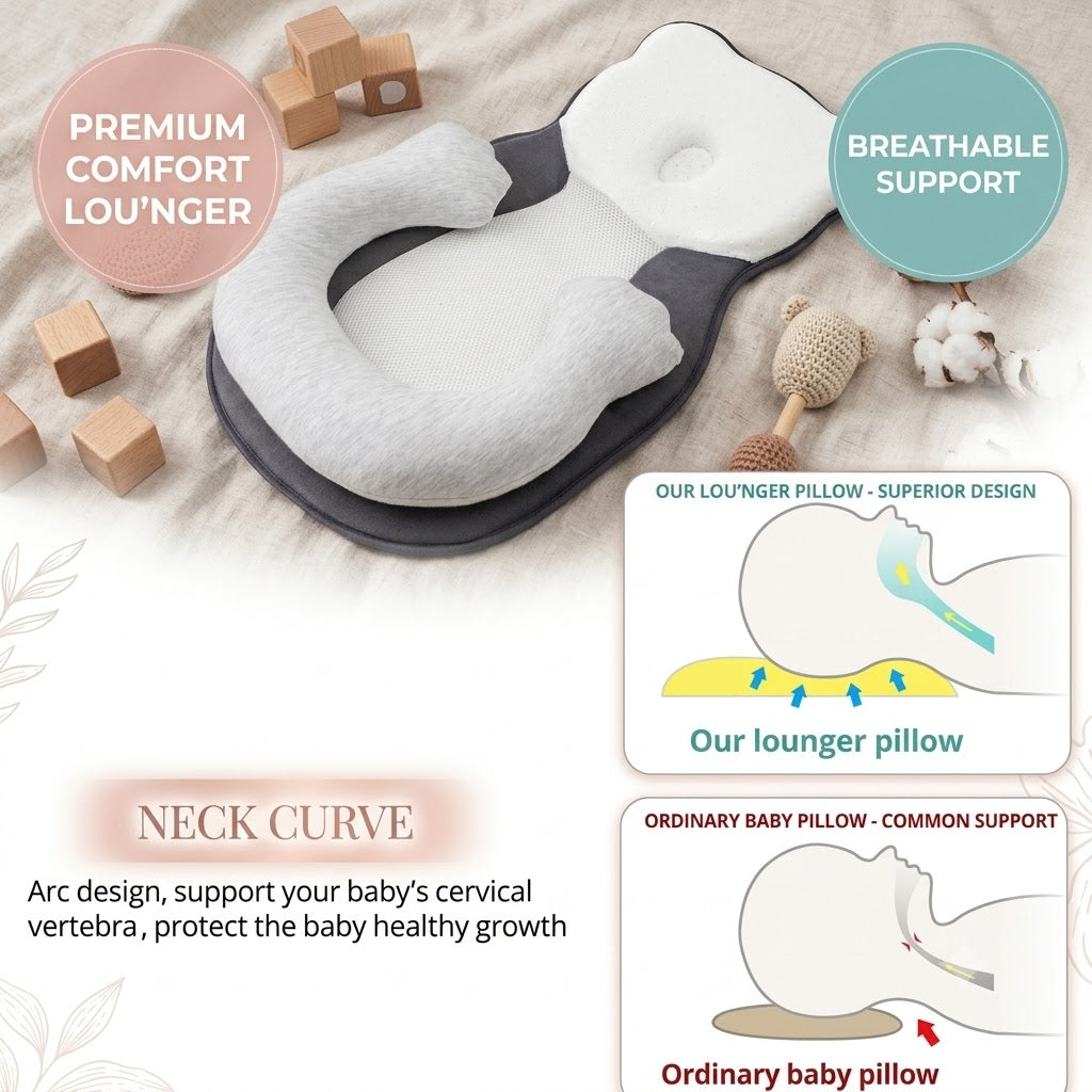 Portable Baby Sleeping Nest Soft Newborn Baby Lounger for Rest