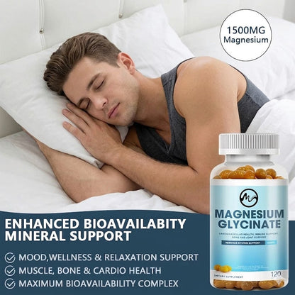 Magnesium Glycinate Softgels – Sleep & Relaxation Support