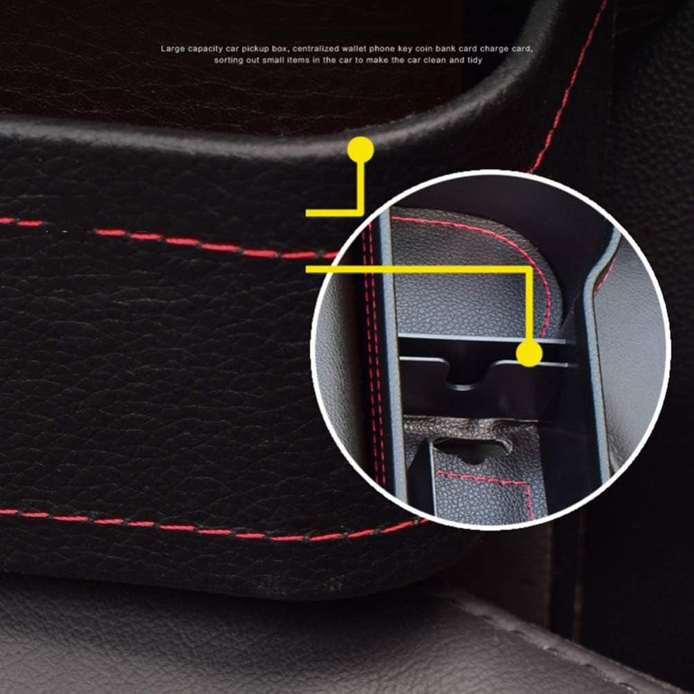 Premium Leather Car Seat Storage Tray