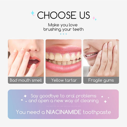 Niacinamide Toothpaste – Whiten, Strengthen & Refresh Naturally
