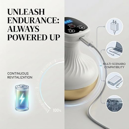 Electric Gua Sha Massage Tool – Negative Pressure Vacuum Massager for Back & Neck Relaxation