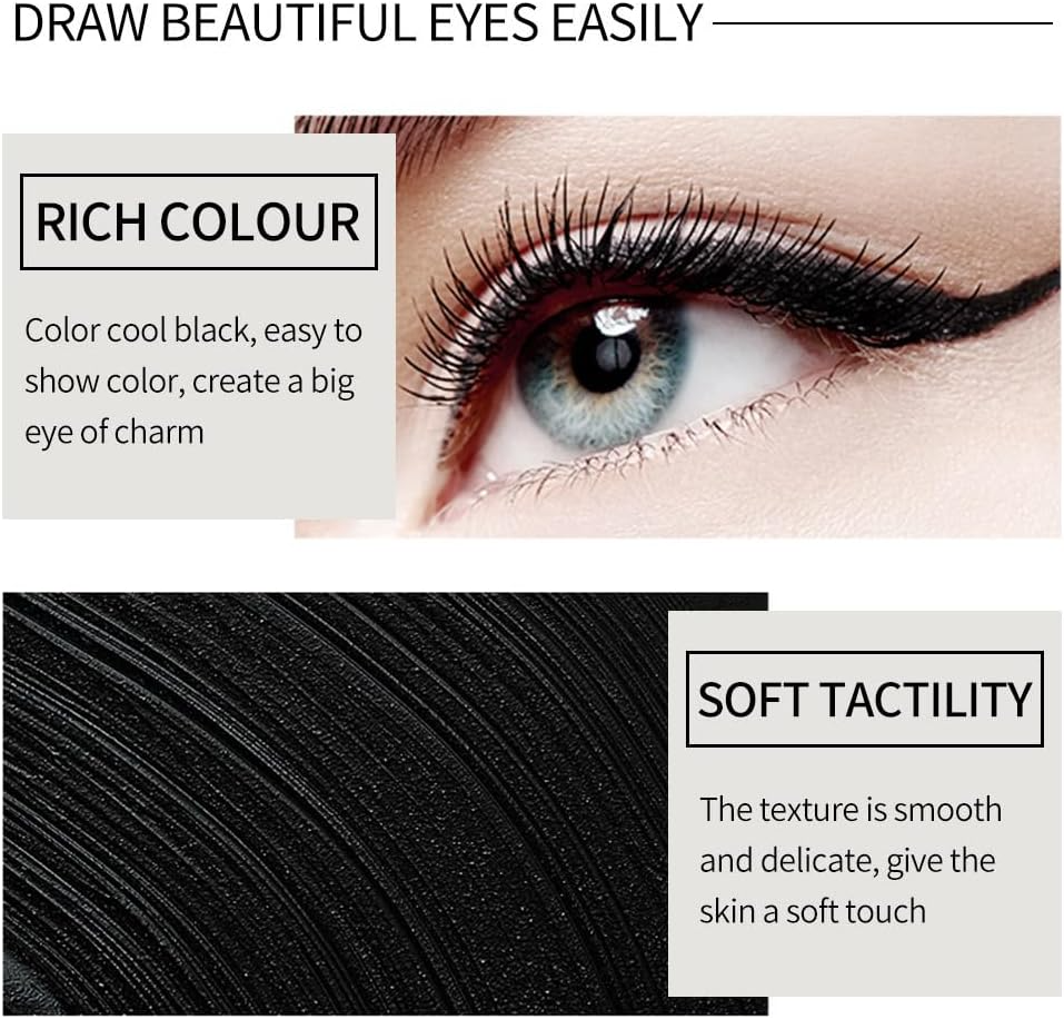 Matte Black Gel Eyeliner – Waterproof & Long Lasting Precision Liner