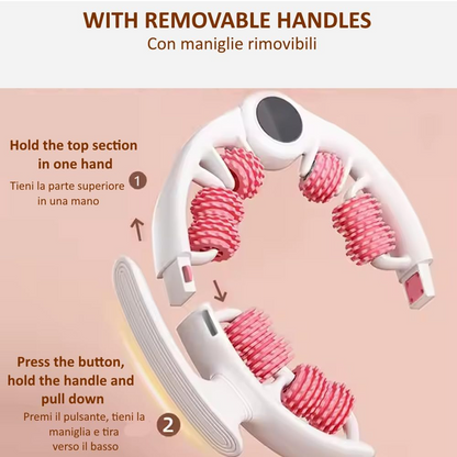 360° Multifunction Leg Shaping Roller – Ring Shaped Muscle Massage & Relaxation Device
