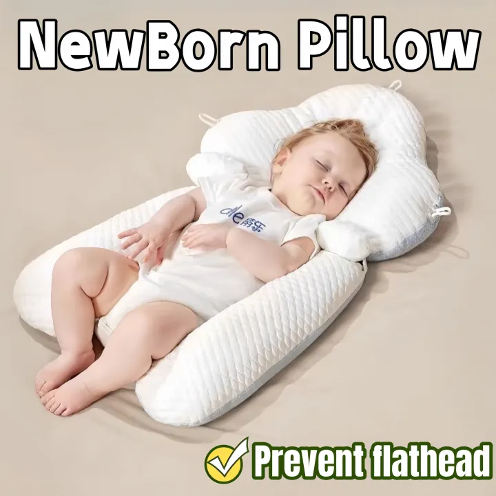 Soft Baby Pillow – Eco Friendly Knitted Cotton Sleeping Cushion