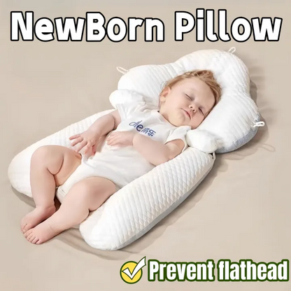 Soft Baby Pillow – Eco Friendly Knitted Cotton Sleeping Cushion