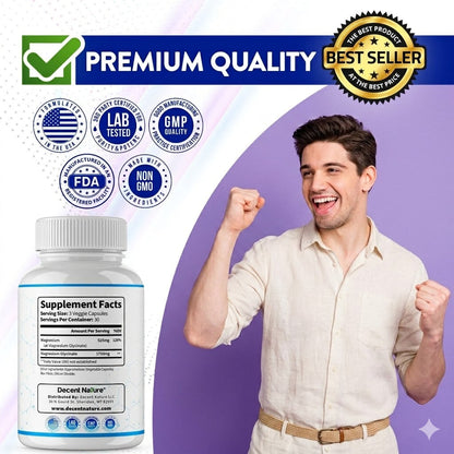 Magnesium Glycinate Softgels – Sleep & Relaxation Support