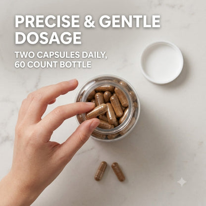 Slippery Elm Capsules Herbal Dietary Supplement for Women's Daily Wellness
