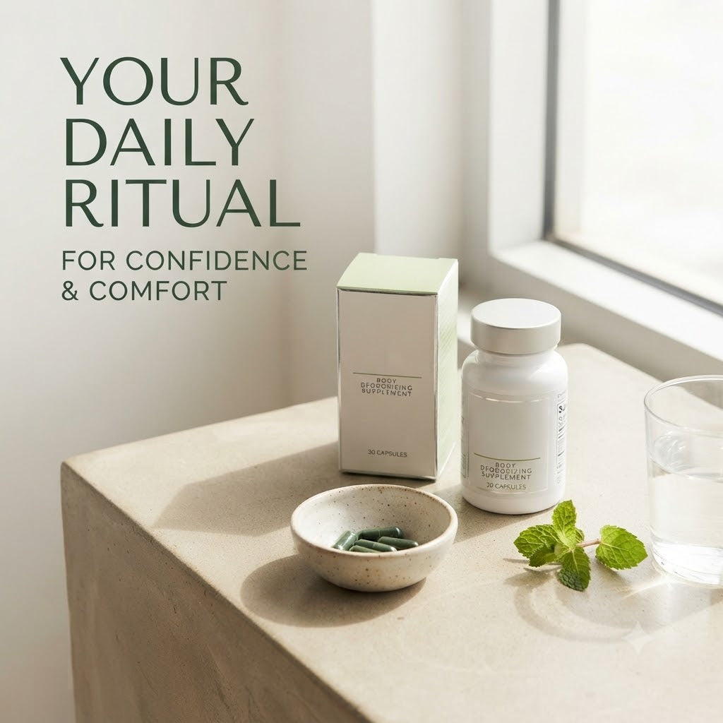 Natural Deodorizing Vegan & Organic Capsules
