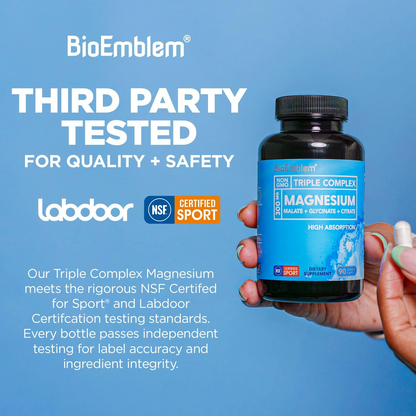 Triple Magnesium Complex Capsules – Vegan Magnesium Support Supplement