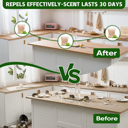 Natural Mouse Repellent Pouches for Pest Control