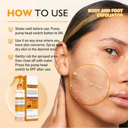 Kojic Turmeric Glow Spray – Gentle Exfoliating Brightening Mist