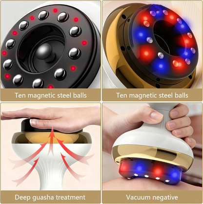 Electric Gua Sha Massage Tool – Negative Pressure Vacuum Massager for Back & Neck Relaxation
