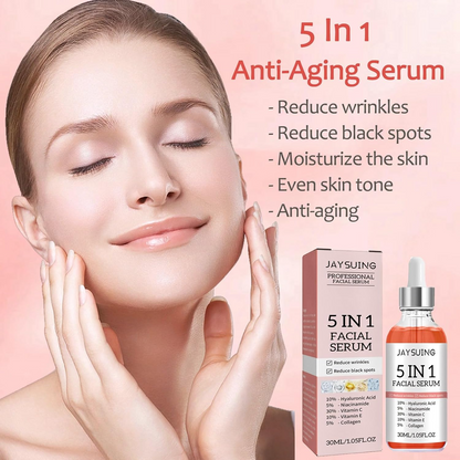 5 in 1 Hyaluronic Acid & Vitamin C Facial Serum